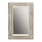 Contemporary Home Living 27.25" Wooden Framed Rectangular Wall Mirror